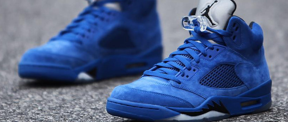 Air Jordan 5 Blue Suede Releases Soon