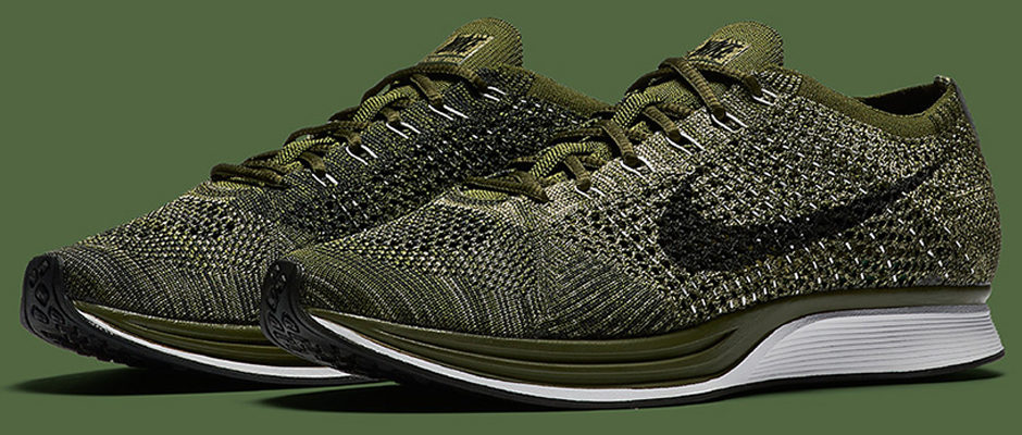 Nike Flyknit Racer Rough Green Releases this Winter